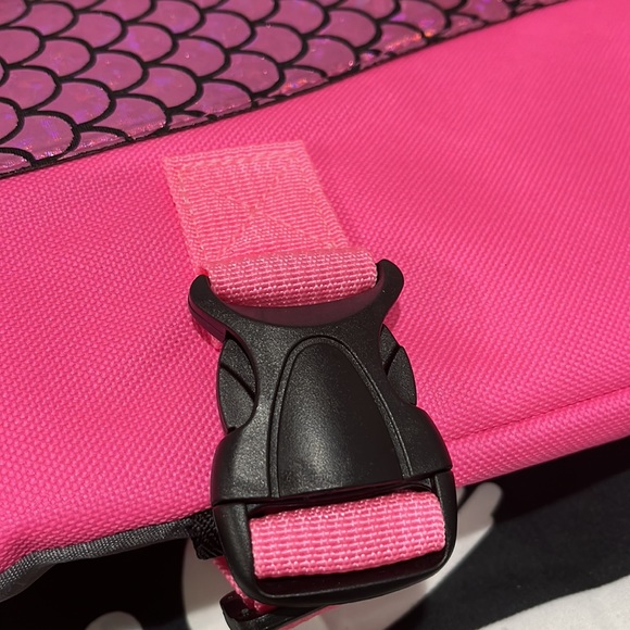 NIB Shiny Mermaid Reflective Fuchsia Pink Dog Life Jacket, Sz.Lg - Picture 7 of 13